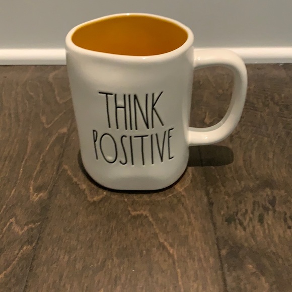NWOT Rae Dunn Think Positive Mug